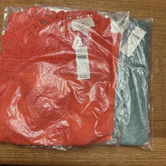 Anthropologie NWT Ella Mara Liliya lace detail top size small 17” p2p - Picture 11 of 11